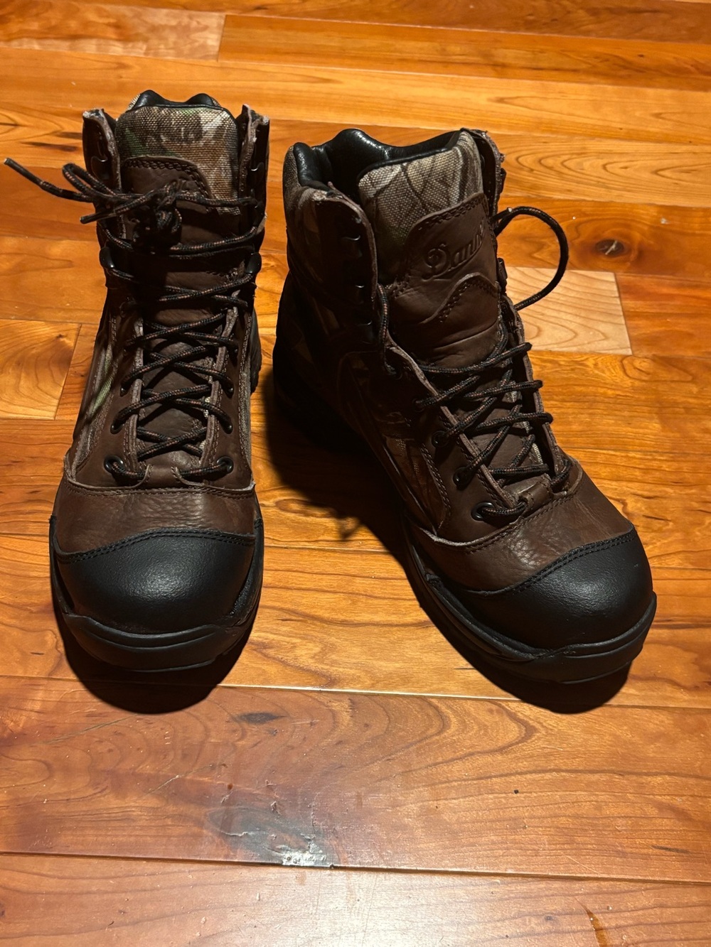 Danner Brown Leather and Black Toe Men's Tactical Boots